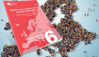 Cover of the Topline Series 6 superimposed over an overhead image of crowd gathering together to form the shape of Europe